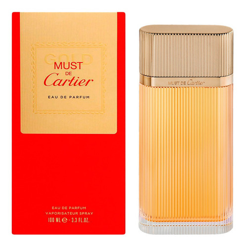 Perfume Gold Must De Cartier, 100 ml