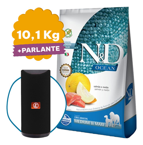 Farmina Nyd Ocean Perro Adulto Mediano Y Grande 10,1 Kg