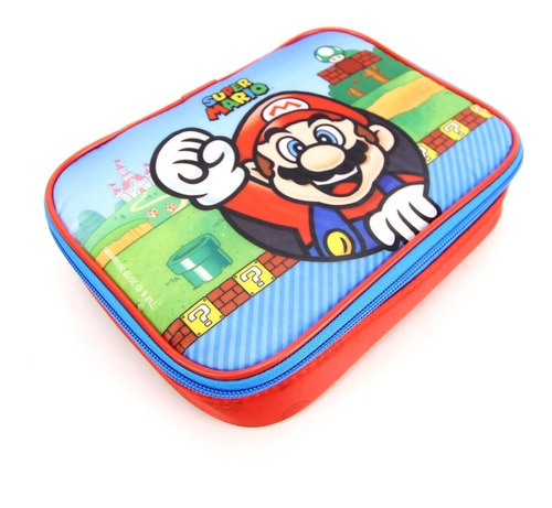 Estojo Porta Lápis Super Mário Nintendo Box Dmw 11541