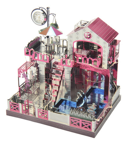 3d Puzzle Diy Music Box Kit Pequeña Arquitectura De Loveor 