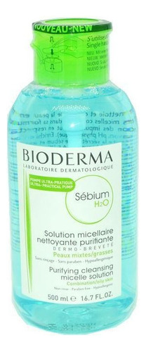 Bioderma Sébium H2o Agua Micelar Limpieza Profunda 500ml