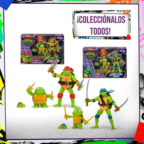 Pack Tortugas Ninja Mutantes Formación De Un Ninja Raphael