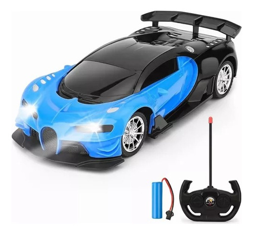 Coche Control Remoto Con Luz Recargable Juguete Carro Niños