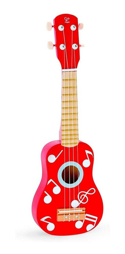 Ukelele Rojo - Guitarra Instrumento Hape - Vamos A Jugar