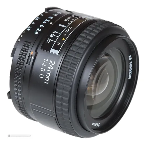 Nikon AF NIKKOR 24mm 1:2.8 D (良品） Lente Nikon Af Nikkor 24mm F/2.8d Para Câmera Dslr | Parcelamento