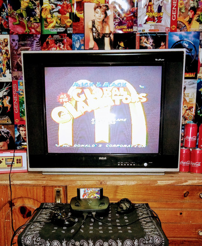 Cartucho De Sega Mick & Mack Global Gladiators (Usado)