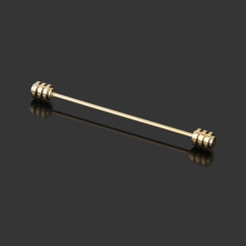 2 Piezas Barbell Pin Collar Solapa Bar Para Hombre Boda Clip
