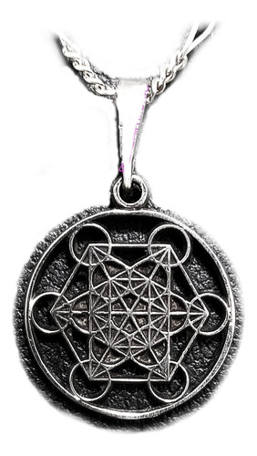 Dije De Metatron En Plata Solida Ley 0.925