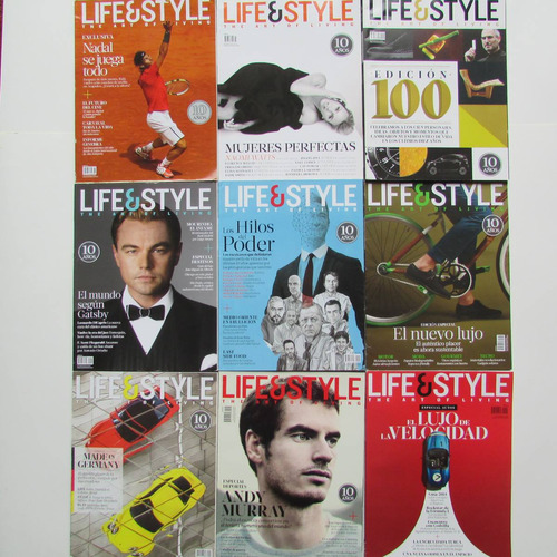 9 Revistas Life & Style De Colección Impecables 2013.