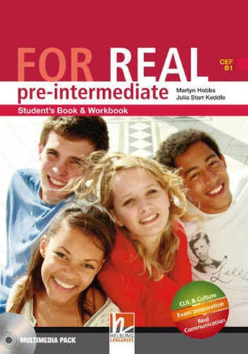 For Real Pre-intermediate - Student's Book And Workbook + Cd, De Keddle, Julia Starr. Editora Helbling ***, Capa Mole, Edição 1ª Edição - 2011 Em Inglês