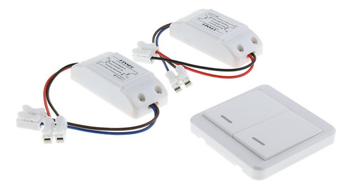 Interruptor Inalámbrico Rf De Doble Canal Ac85-260v