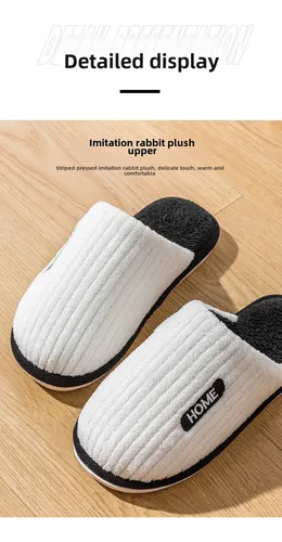 Zapatillas Cálidas De Felpa Para Interiores, Acogedoras Pant