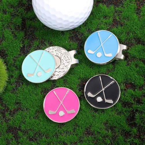 (bl) Soporte Para Marcadores Para Pelotas De Golf, Clips Met