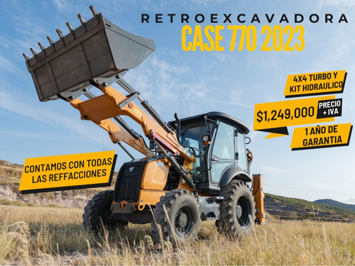 Retroexcavadora Case 770ex 4x4 Kit Promoción Garantia