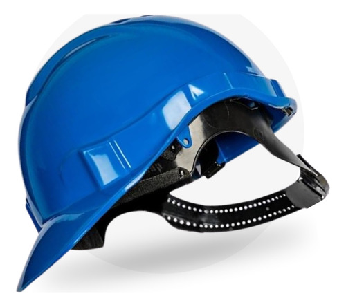 Kit Capacete Genesis Azul Carneira Pino Plastico Libus