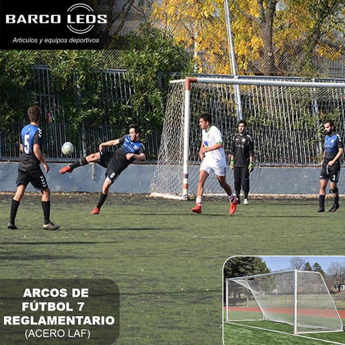 Arcos Futbol 7 Medida Reglamentaria, En Acero