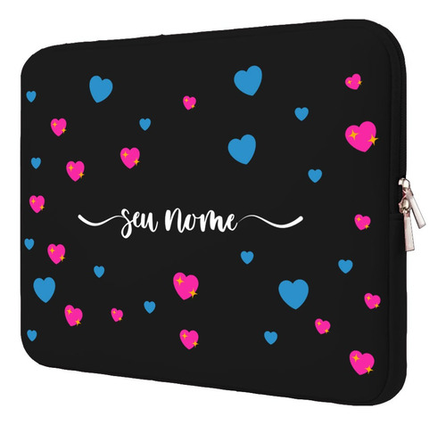 Capa Case P/ Notebook 11 12 13 14 15 17 Corações Emoji
