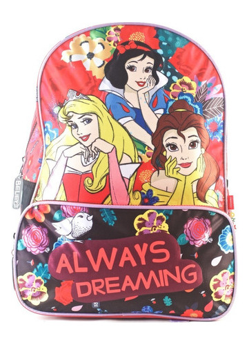 Mochila De Espalda Princesas C/licencia Original 16'' 81265