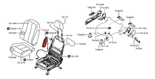 Air Bag De Asiento De Acompañante De Eclipse Cross