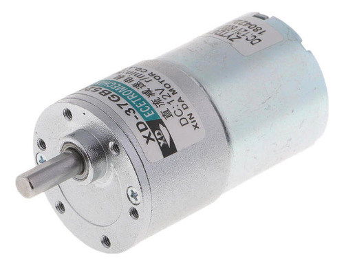 Xd-37gb520 Dc12v 10w 50rpm Micro Motor De Engranajes 6mm Eje