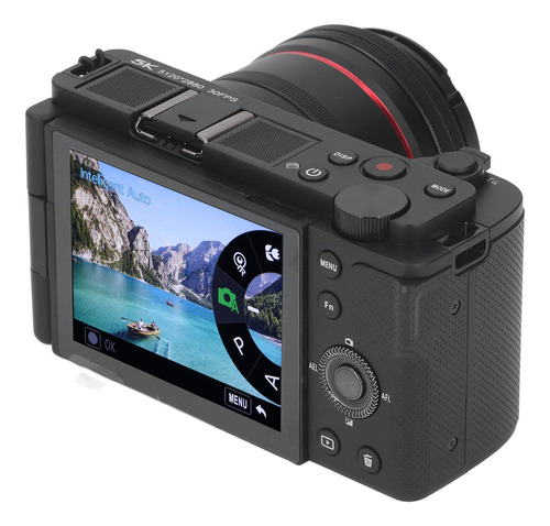 Cámara De Vlogs Digital De 5 K, 64 Mp, Inalámbrica, Zoom Ópt