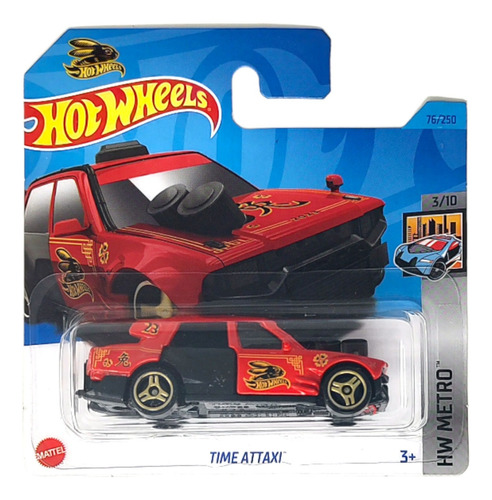 Hot Wheels - 3/10 - Time Attaxi - 1/64 - Hkg89