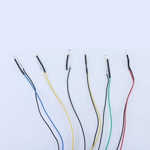 2 Precableado Led Diodos Micro Mini Diy Juguete Modelo Luces