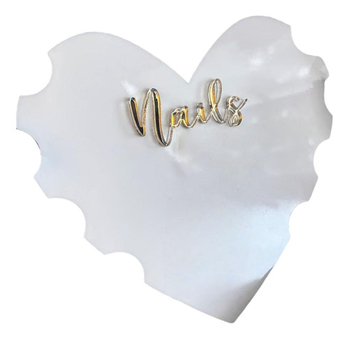 Manicure Photo Prop Heart Forma Fashion Profesional