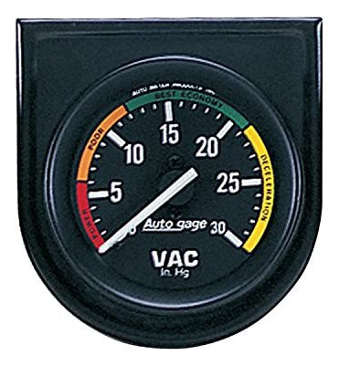 Auto Meter 2337 Panel De Indicador De Vacío Autogage, PuLG.