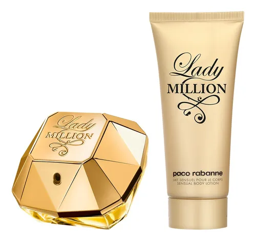 Lady Million 80ml + Loción Corporal ( Crema ) 100ml Femenino
