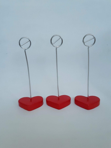 Imagen 3 de 6 de 21 Porta Mensaje Tarjeta Foto Souvenir Corazón Comunión