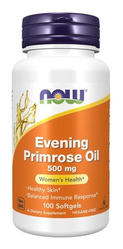 Evening Primrose Oil Now Foods Prímula Ômega Gla Importado 
