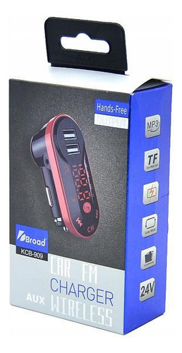 Car Fm Charger Aux Wireless Broad Kcb-909