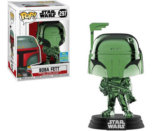 Funko Pop Boba Fett #297 Green Chrome 2019 Summer Convention