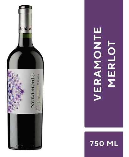 Vino Tinto Chileno Veramonte Merlot 750 Ml