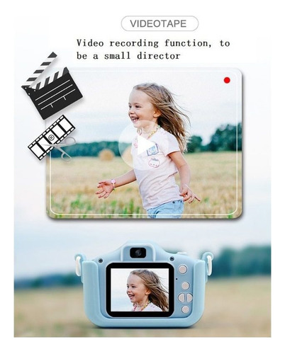 Zdx Cámara Digital De Juguete For Niños L X5s Con Dibujos