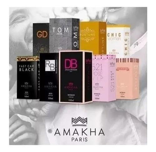Perfumes Amakha París De 100ml Femeninos Promo Hasta Agotar!