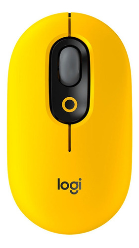 Logitech Mouse Inalambrico Pop Black/yellow