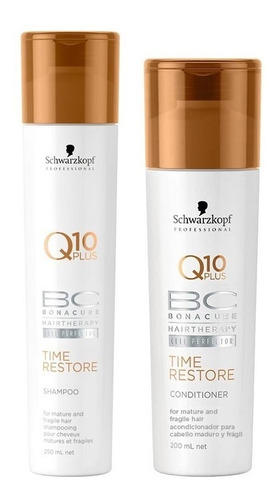 Kit Schwarzkopf Bonacure Q10 Sh 250ml E Cond 200ml