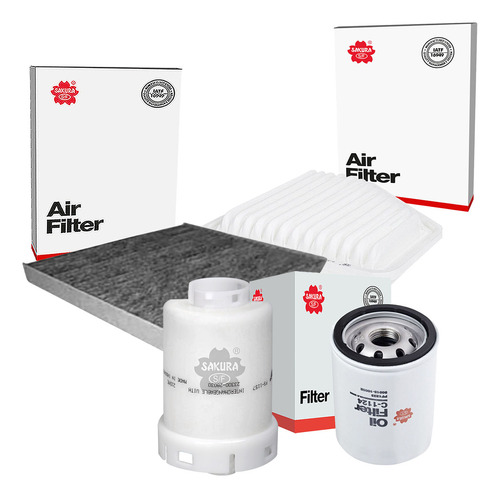 Kit Filtros Aceite Aire Gasolina Cabina Rav 4 2.4l L4 2006