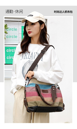 Bolso De Mujer Diagonal De Gran Capacidad