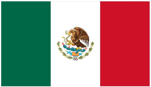 Bandera De Mexico  150 Cm X 90 Cm