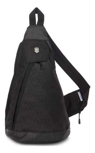 Imagen 1 de 8 de Mochila Victorinox Dual Compartment Monosling Negra 606748