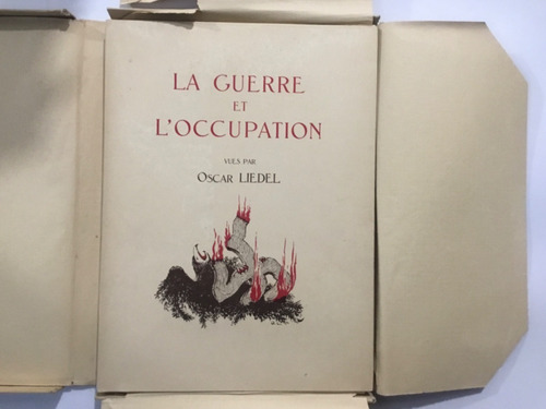 Óscar Liedell La Guerre Et Locupation Firmado Por Autor (Reacondicionado)