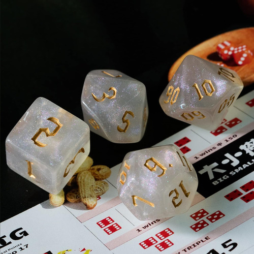 Dados Poludie , Para Juegos De Mesa De Rol, Set H , 70 Pzs
