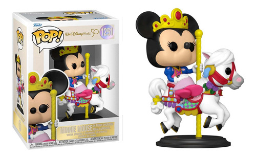 Minnie Mouse On Carrousel 1251 Pop Funko Disney 50th