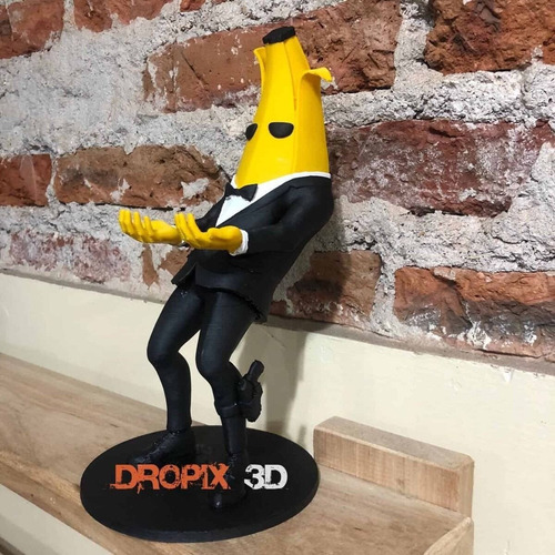 Imagen 4 de 4 de Soporte Joystick Agente Banana Peely Fortnite