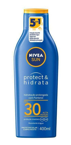 Protetor Solar Nivea Sun Protect & Hidrata Fps30 400ml