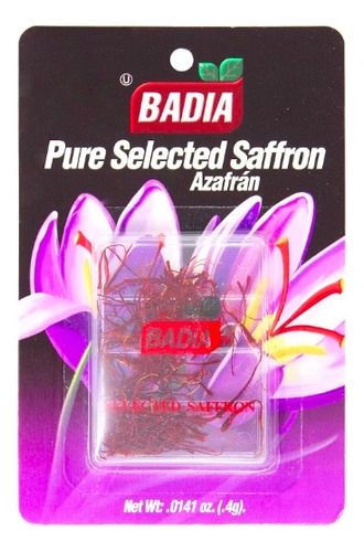 Badia Pure Selected Saffron .4g