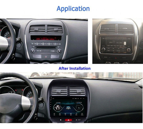 Android Auto Estereo De Pantalla Mitsubishi Asx Gps Bt Mirro